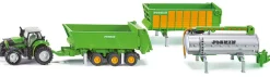 Siku Anbaugeräte|Transport*DEUTZ-FAHR mit Joskin Anhängerset