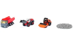 Siku Baustelle|Transport & Beladung*Geschenkset Straßenbau