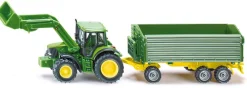 Siku Anhänger|Traktoren*John Deere mit Frontlader und Anhänger