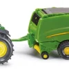 Siku Anbaugeräte|Traktoren*John Deere Traktor mit Ballenpresse