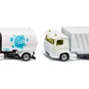 Siku Transport & Beladung|Servicefahrzeuge*Kommunal Set Kehrmaschine und Müllwagen
