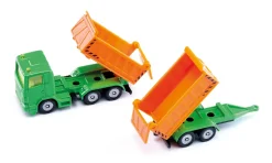 Siku Baustelle*LKW mit Kippmulde und Kippanhänger