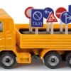 Siku Baustelle|Servicefahrzeuge*LKW mit Verkehrszeichen