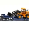 Siku Baustelle*MAN LKW mitTieflader und JCB Radlader
