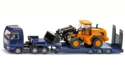Siku Baustelle*MAN LKW mitTieflader und JCB Radlader