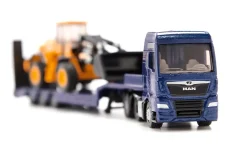 Siku Baustelle*MAN LKW mitTieflader und JCB Radlader