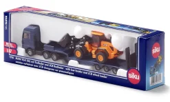 Siku Baustelle*MAN LKW mitTieflader und JCB Radlader