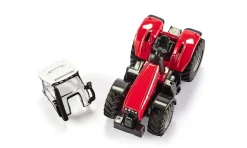 Siku Transport|Anhänger*Massey Ferguson Traktor mit Anhänger