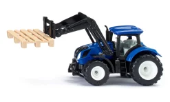 Siku Traktoren*New Holland mit Palettengabel und Palette