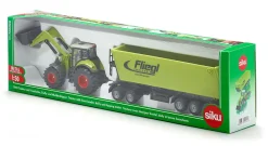 Siku Transport|Anhänger*Traktor mit Frontlader, Dolly und Muldenkipper