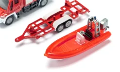 Siku Boote|Feuerwehr & Rettung*Unimog Feuerwehr mit Boot