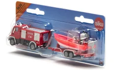 Siku Boote|Feuerwehr & Rettung*Unimog Feuerwehr mit Boot