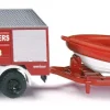 Siku Boote|Feuerwehr & Rettung*Unimog Feuerwehr mit Boot
