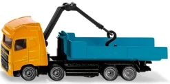 Siku Transport & Beladung|Baustelle*Volvo Abrollkipper mit Kran